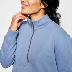 Orvis Sweatshirts|Riverside Half-Zip Sweatshirt Dusty Blue