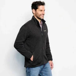 Orvis Jackets|R65 Sweater Fleece Jacket Black