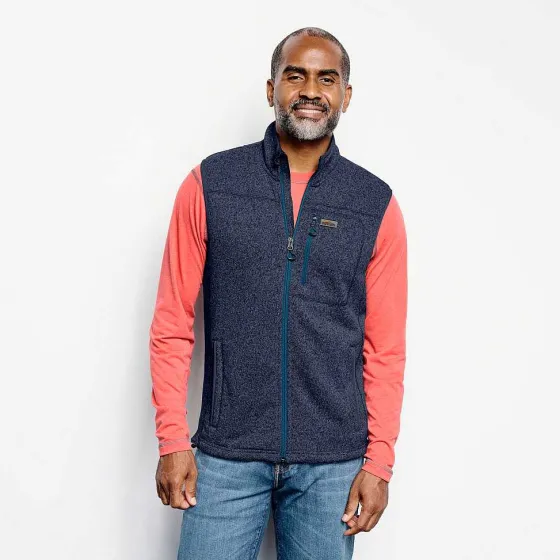 Orvis Vests|R65 Sweater Fleece Vest Ink