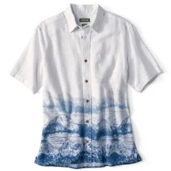Orvis Shirts|Rugged Air Pigment-Dyed Short-Sleeved Shirt Cloud Blue