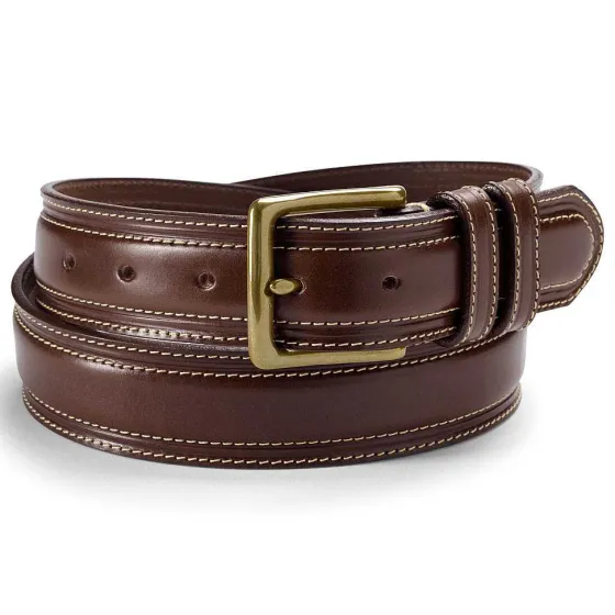 Orvis Belts|Sedgwick Bridle-Leather Belt Brown