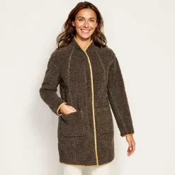 Orvis Fleece|Sherpa Cozy Cocoon Coat Peat