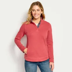 Orvis Sweatshirts|Signature Print-Trim Sweatshirt Sea Glass