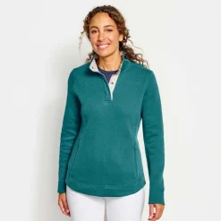 Orvis Sweatshirts|Signature Print-Trim Sweatshirt Oceana