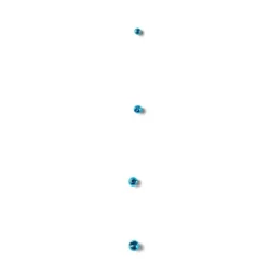 Orvis Materials|Slotted Tungsten Beads Blue