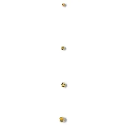 Orvis Materials|Slotted Tungsten Beads Gold
