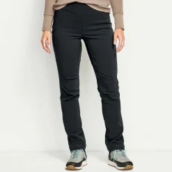Orvis Pants|Softshell Natural Fit Straight-Leg Pants Black