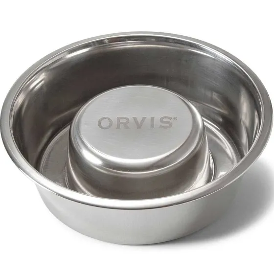 Orvis Bowls, Feeders & Food Storage|Stainless Steel Slow Feeder Bowl