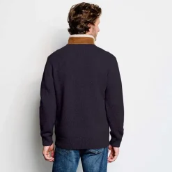Orvis Sweaters|Stowe Quarter-Zip Sweater Navy