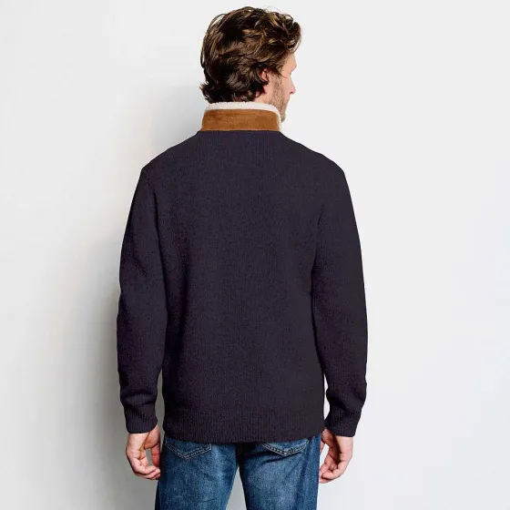 Orvis Sweaters|Stowe Quarter-Zip Sweater Navy