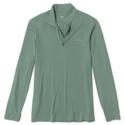 Orvis Shirts|Sun Defense Quarter-Zip Forest