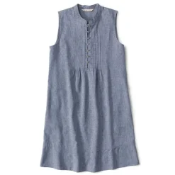 Orvis Skirts & Dresses|Tech Chambray Pintuck Tank Dress Blue Chambray