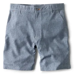 Orvis Shorts|Tech Chambray Shorts Blue Chambray