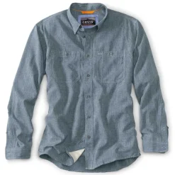 Orvis Shirts|Tech Chambray Work Shirt Blue Chambray