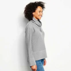 Orvis Sweatshirts|Textured Cowl Sweatshirt Heathered Titanium