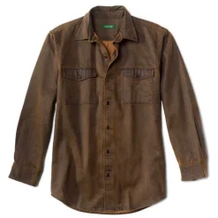 Orvis Shirts|Timber Creek Long-Sleeved Shirt Dark Brown