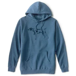 Orvis Sweatshirts|Tonal Pointer Hoodie Storm Blue