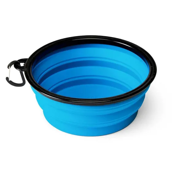 Orvis Travel Accessories|Tough Trail® Collapsible Dog Bowl Blue