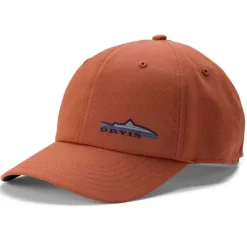 Orvis Hats|Trout Rising Tech Ball Cap Orange