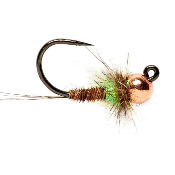 Orvis Nymphs|Tunghead Hot Spot Pheasant Tail Jig Chartreuse