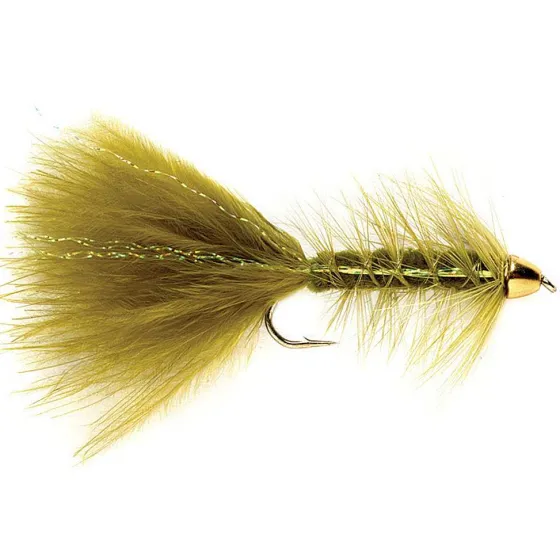 Orvis Streamer Flies|Tungsten Cone Head Woolly Bugger Olive