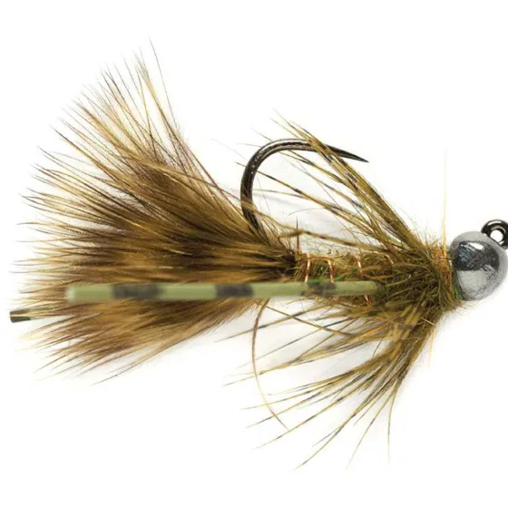 Orvis Streamer Flies|Tungsten Jig Bugger Olive