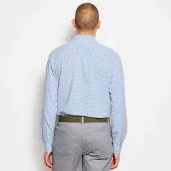 Orvis Shirts|Ultralight Comfort Stretch Long-Sleeved Shirt Blue Gingham