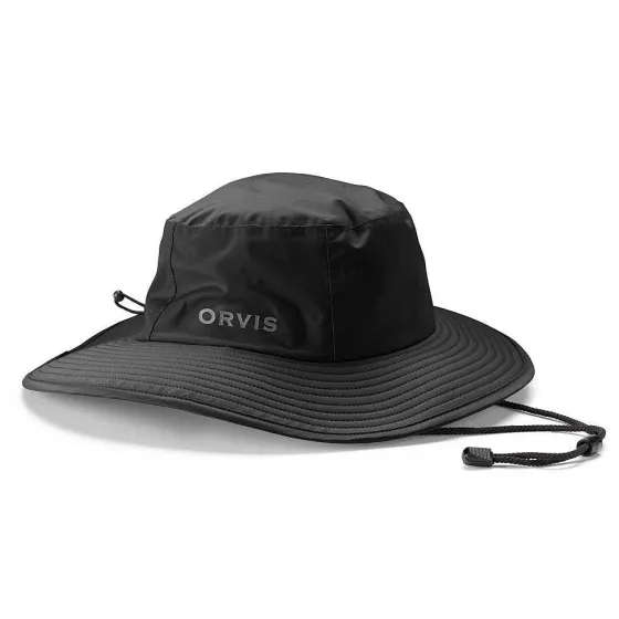 Orvis Hats|Ultralight Storm Rain Hat Black