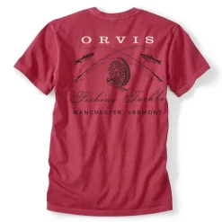 Orvis Shirts|Vintage Crossed Rods T-Shirt Red