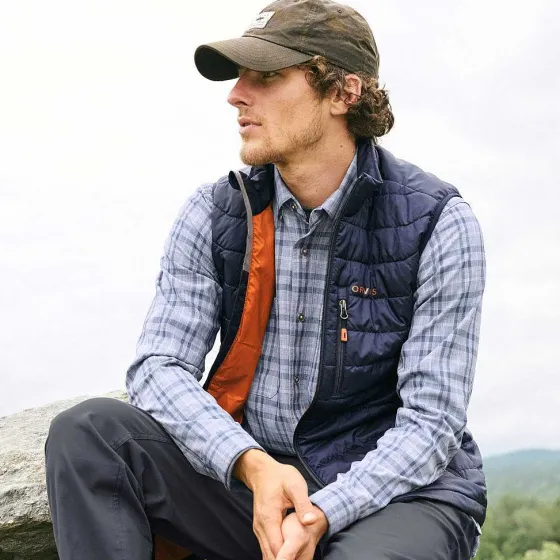 Orvis Hats|Vintage Waxed Cotton Ball Cap Olive