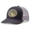 Orvis Hats|Waxed Cotton Trout Sip Trucker Hat Navy