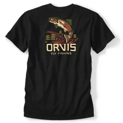 Orvis Shirts|West Fork Rainbow Tee Black