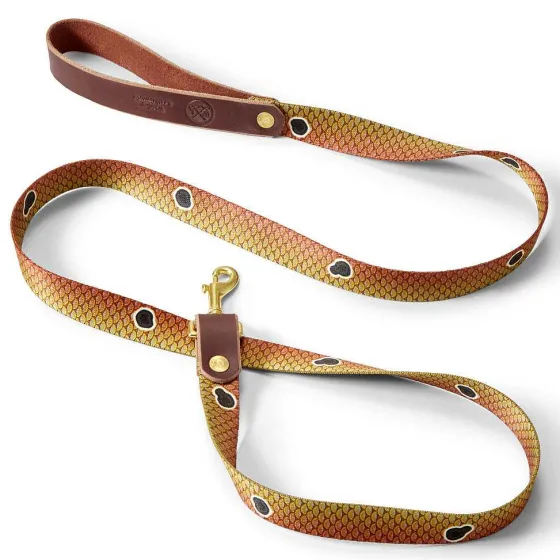 Orvis Leashes|Whiskey Leatherworks Leash Redfish