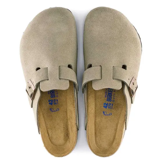 Orvis Sandals|Women'S Birkenstock® Boston Soft Footbed Clogs Taupe C-D