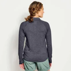 Orvis Shirts|Women'S Dricast Long-Sleeved Button-Front True Navy