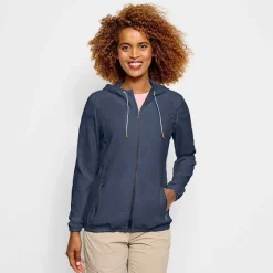 Orvis Shirts|Women'S Open Air Caster Hooded Zip-Up Jacket Carbon