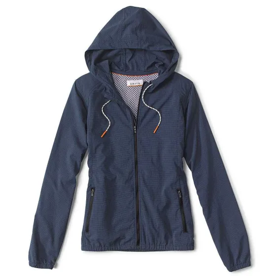 Orvis Shirts|Women'S Open Air Caster Hooded Zip-Up Jacket Carbon