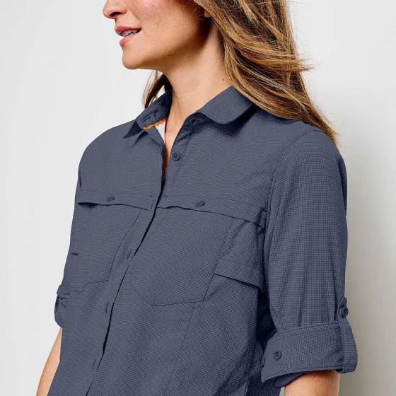 Orvis Shirts|Women'S Open Air Caster Long-Sleeved Shirt Carbon