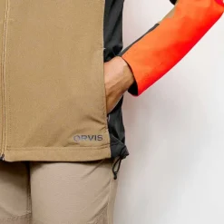 Orvis Jackets|Women'S Pro Lt Softshell Hoodie Blaze Orange