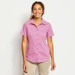 Orvis Shirts|Women'S River Guide Short-Sleeved Shirt Punch Check
