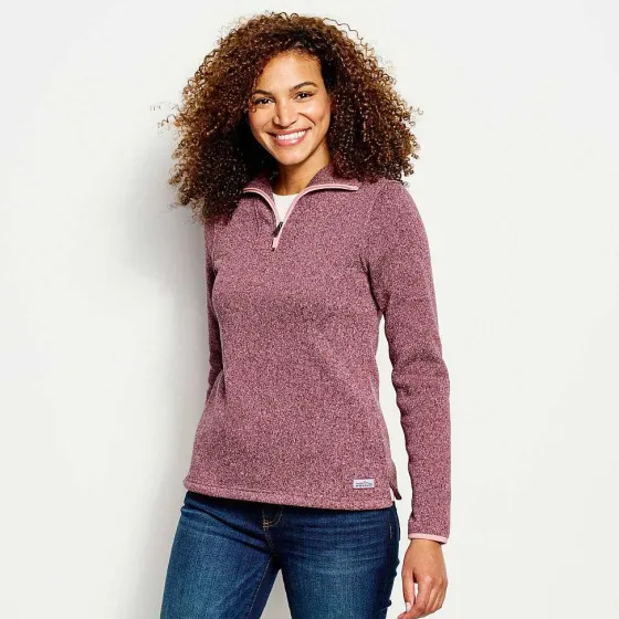 Orvis Fleece|Women'S R65 Sweater Fleece Quarter-Zip Feather