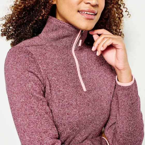 Orvis Fleece|Women'S R65 Sweater Fleece Quarter-Zip Feather