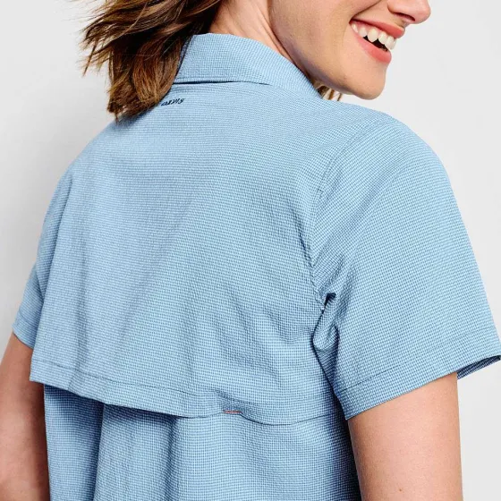 Orvis Shirts|Women'S Short-Sleeved Open Air Caster Cloud Blue