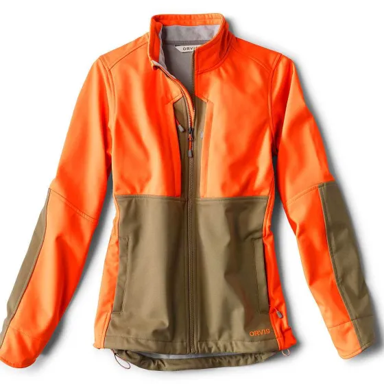 Orvis Hunting|Women'S Softshell Hunting Jacket Tan/Blaze
