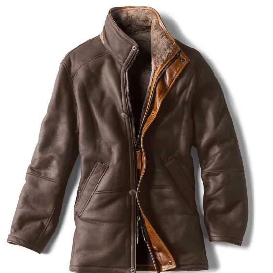 Orvis Jackets|World'S Finest Shearling Coat Brown